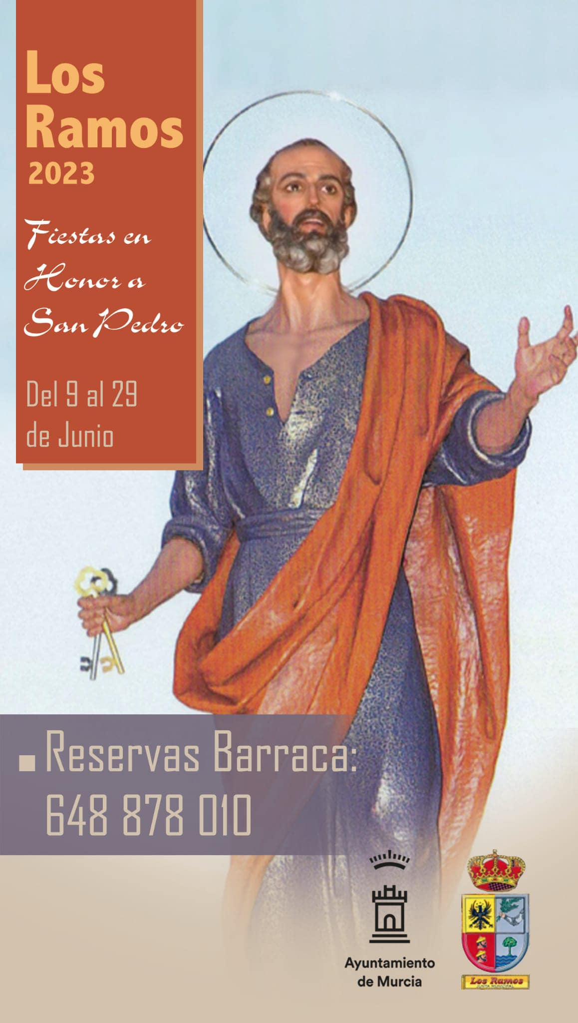 Fiestas patronales en honor a San Pedro 2023 Los Ramos